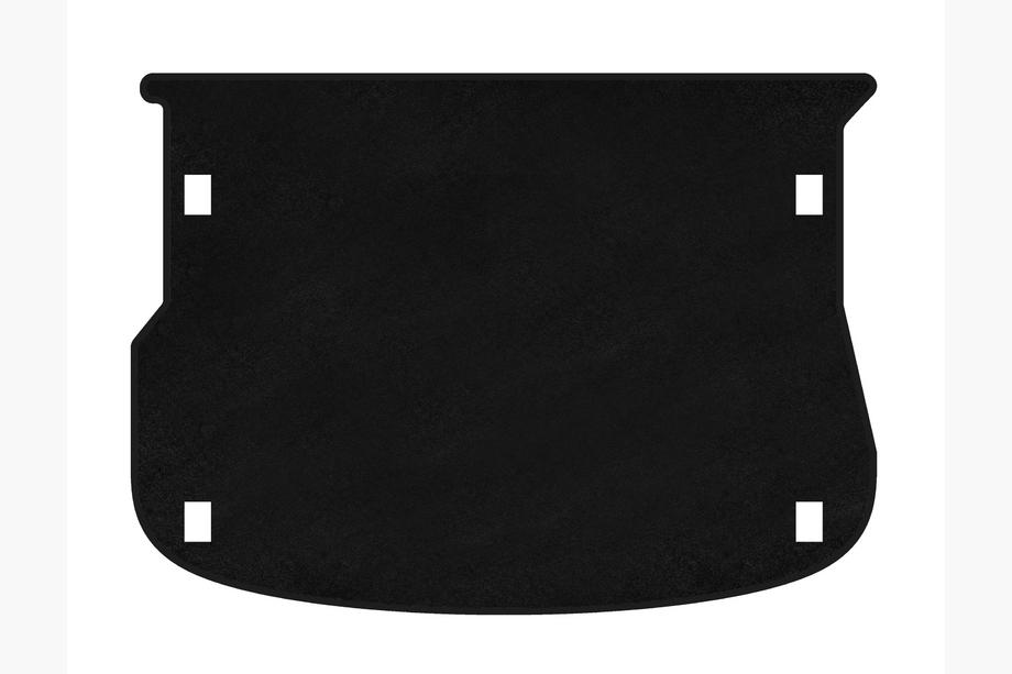 Range Rover Evoque 2012-2018 Alfombrilla de maletero textil Classic (Negro) Image