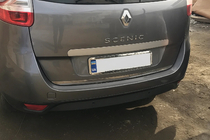 Renault Scenic/Grand 2009-2016 Moldura de maletero (para Grand, acero inoxidable) foto 1