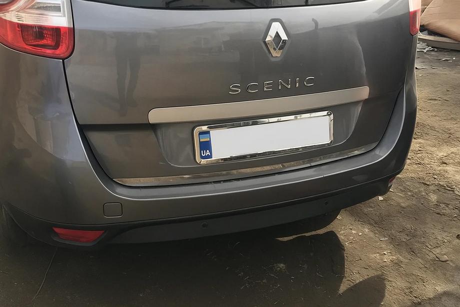 Renault Scenic/Grand 2009-2016 Moldura de maletero (para Grand, acero inoxidable) Image