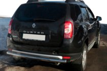 Renault Duster 2008–2017 Barra trasera recta (acero inoxidable) foto 4