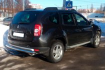 Renault Duster 2008–2017 Barra trasera recta (acero inoxidable) foto 5