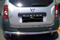 Renault Duster 2008–2017 Barra trasera recta (acero inoxidable) foto 6