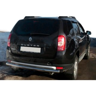 Barra trasera recta (acero inoxidable) Renault Duster 2008–2017 foto 4