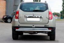 Dacia Duster 2008-2018 Barra trasera recta (acero inoxidable) foto 5