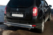 Dacia Duster 2008-2018 Barra trasera recta (acero inoxidable) foto 1