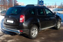 Dacia Duster 2008-2018 Barra trasera recta (acero inoxidable) foto 2