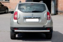Dacia Duster 2008-2018 Barra trasera recta (acero inoxidable) foto 3