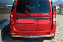Renault Logan MCV 2005-2013 Barra Trasera (Acero Inoxidable) foto 1