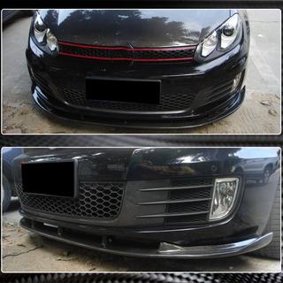 Labio Delantero V2 para GTI HB 2010-2013 Carbono foto 4
