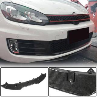 Splitter delantero Lip V4 para GTI HB 2010-2013 Carbono Volkswagen Golf 6 2008-2014 foto 1