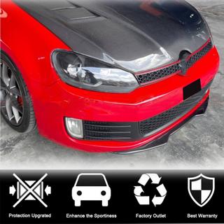 Splitter delantero Lip V4 para GTI HB 2010-2013 Carbono Volkswagen Golf 6 2008-2014 foto 2