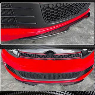 Splitter delantero Lip V4 para GTI HB 2010-2013 Carbono Volkswagen Golf 6 2008-2014 foto 3