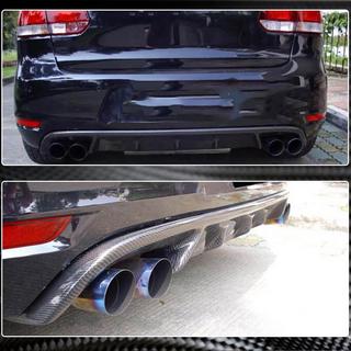 Difusor Trasero de Parachoques V1 para GTI HB 2010-2013 Carbono foto 2