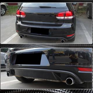 Difusor Trasero de Parachoques V2 para GTI HB 2010-2013, Carbono foto 3