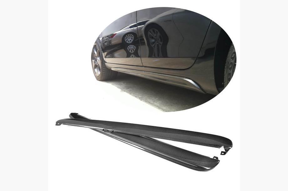 Volkswagen Golf 6 2008-2014 Faldones Laterales (para GTI HB 2010-2013, Carbono) Image
