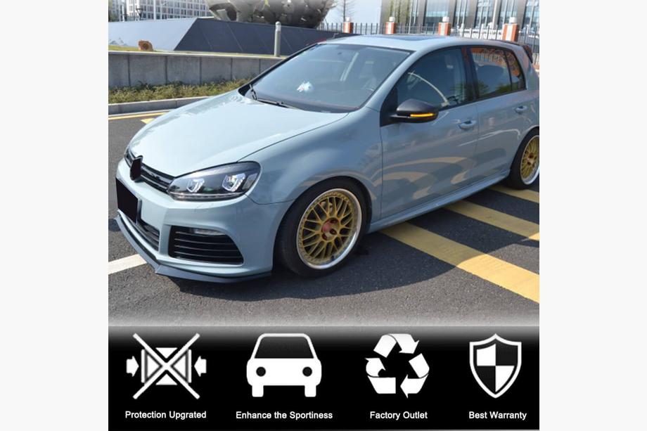 Volkswagen Golf 6 2008-2014 Cubiertas de Espejos V1 (para HB 2010-2013, Carbono) Foto 3