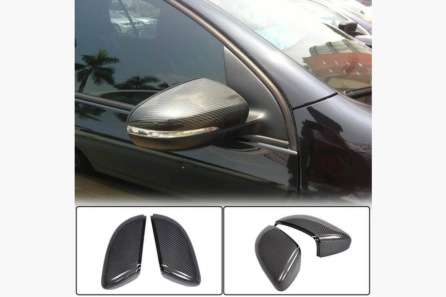 Volkswagen Golf 6 2008-2014 Cubiertas de Espejos (para HB 2010-2013, Carbono) Foto 2