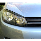 Volkswagen Golf 6 2008-2014 Pestañas para faros (para HB 2010-2013, Carbono) foto 3