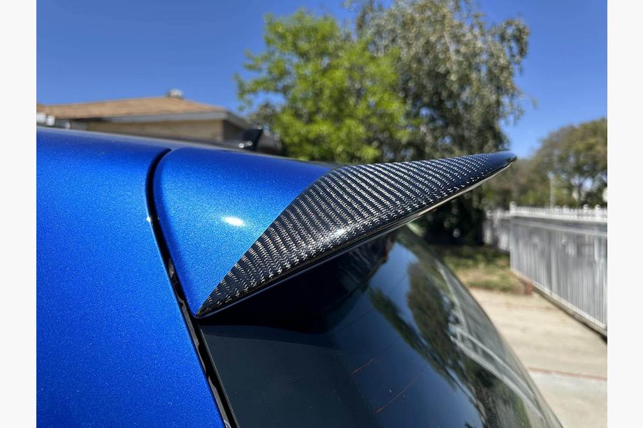 Volkswagen Golf 6 2008-2014 Spoiler V4 (para GTI/R HB 2010-2013, Carbono) Foto 3