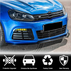 Volkswagen Golf 6 2008-2014 Lip delantero V1 para R HB 2010-2013, Carbono foto 2