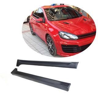 Faldones Laterales (para Base HB 2010-2013, Carbono) Volkswagen Golf 6 2008-2014 foto 1