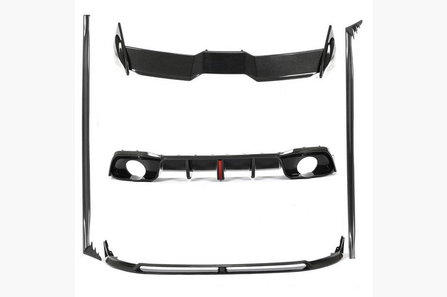 Volkswagen Golf 8 2019- Kit completo de carrocería de carbono (para GTI & R EU HB 2019-2024), Carbono Image