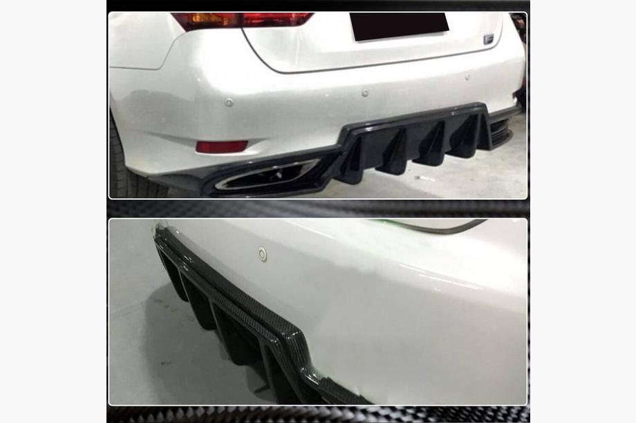 Lexus GS 2011-2020 Difusor de Parachoques Trasero (para F-Sport 2011-2015, Carbono) Foto 4