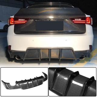 Difusor Trasero de Parachoques V1 para Base/F-Sport 2013-2016, Carbono Lexus IS 2013- foto 1