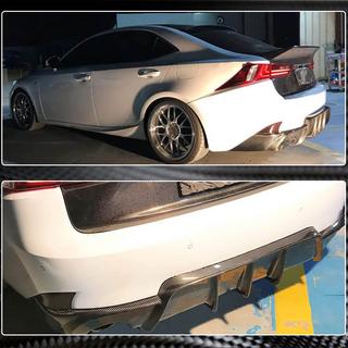 Difusor Trasero de Parachoques V1 para Base/F-Sport 2013-2016, Carbono Lexus IS 2013- foto 4