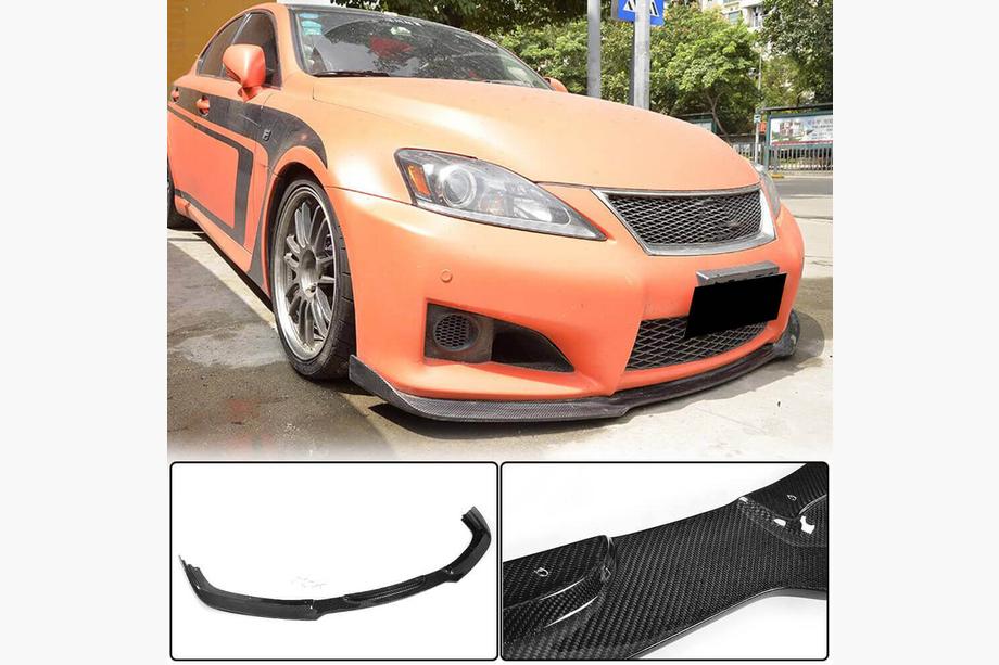 Lexus IS 2005-2013 Labio delantero parachoques (para F 2011-2013, Carbono) Image
