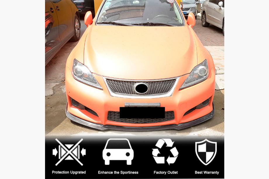 Lexus IS 2005-2013 Labio delantero parachoques (para F 2011-2013, Carbono) Foto 2