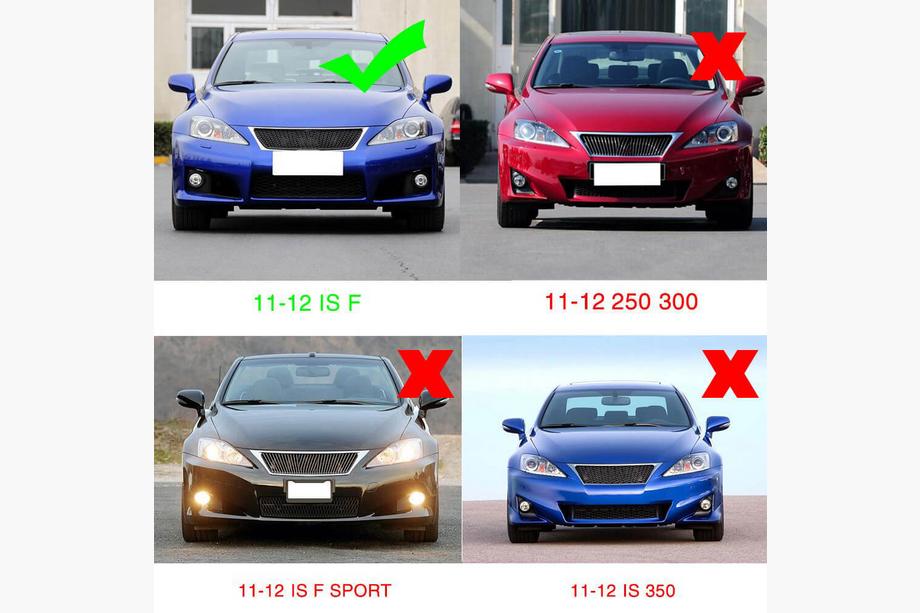 Lexus IS 2005-2013 Labio delantero parachoques (para F 2011-2013, Carbono) Foto 6