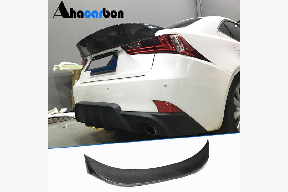 Lexus IS 2013- Spoiler V4 (para 2013-2020, Carbono) Image