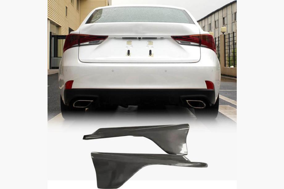 Lexus IS 2013- Cubierta Flap para Parachoques Trasero (para F-Sport Base 2016-2020, Carbono) Foto 1