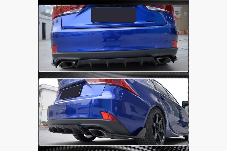 Lexus IS 2013- Difusor de parachoques trasero (para Base/F-Sport 2016-2020, Carbono) Foto 2