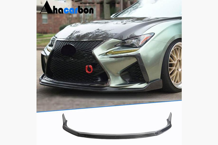Lexus RC 200t 2014- Alerón delantero Lip (para RC F 2014-2018, Carbono) Foto 1