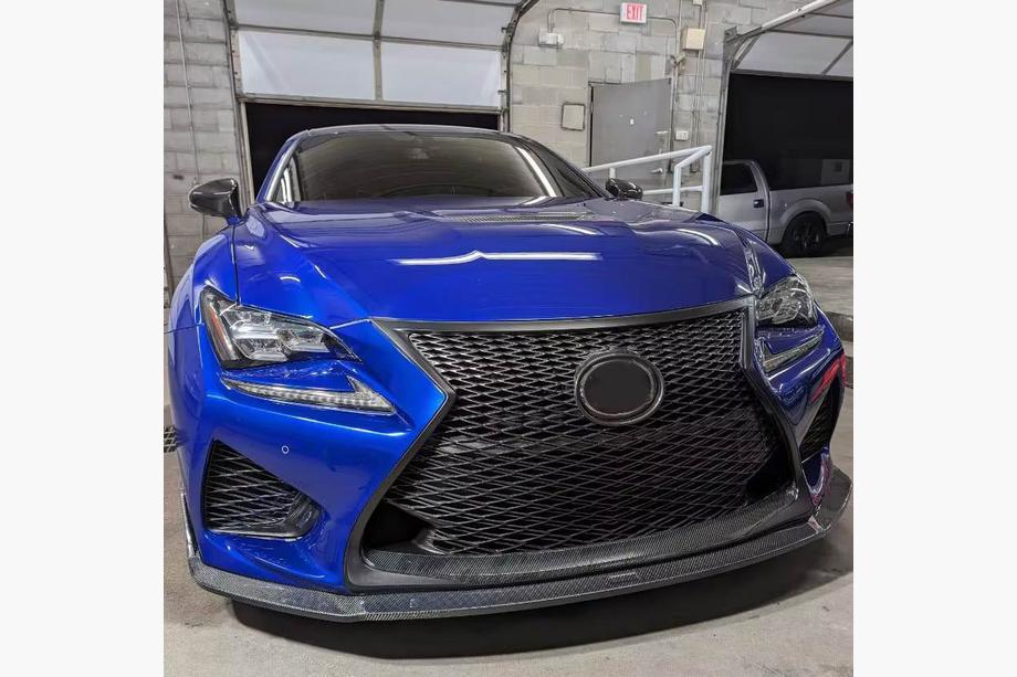 Lexus RC 200t 2014- Alerón delantero Lip (para RC F 2014-2018, Carbono) Foto 4