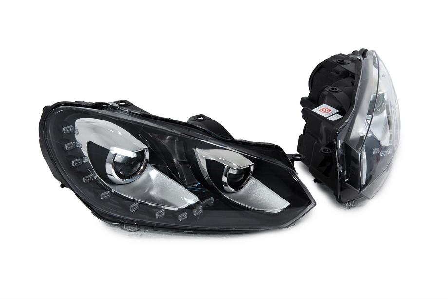 Volkswagen Golf 6 2008-2014 Faros delanteros LED con luz diurna (2 uds) Foto 7