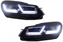 Volkswagen Golf 6 2008-2014 Faros delanteros Golf 7 Style Silver (2 uds) foto 1