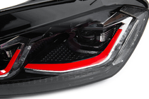 Volkswagen Golf 7/E-Golf 2012-2020 Faros delanteros Red (2012-2017, 2 uds) foto 5
