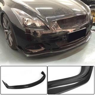 Labio de Parachoques Delantero (para G37 Coupe 2009-2013, Carbono) Infiniti G25/G35/37 (V36/CV36) 2006-2015 foto 1