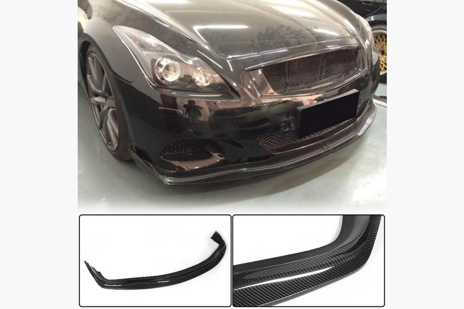 Infiniti G25/G35/37 (V36/CV36) 2006-2015 Labio de Parachoques Delantero (para G37 Coupe 2009-2013, Carbono) Foto 1