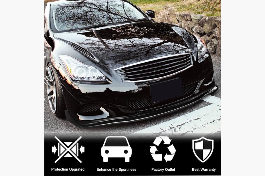 Infiniti G25/G35/37 (V36/CV36) 2006-2015 Labio de Parachoques Delantero (para G37 Coupe 2009-2013, Carbono) Foto 2