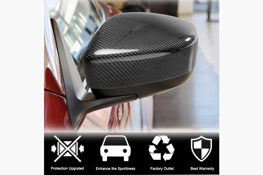 Infiniti G25/G35/37 (V36/CV36) 2006-2015 Cubiertas de Espejos de Carbono Foto 3
