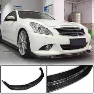 Labio de Parachoques Delantero (para G37 SD 2009-2013, Carbono) Infiniti G25/G35/37 (V36/CV36) 2006-2015 foto 1