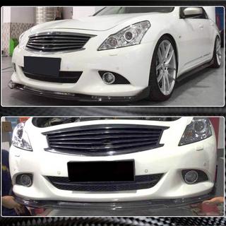Labio de Parachoques Delantero (para G37 SD 2009-2013, Carbono) Infiniti G25/G35/37 (V36/CV36) 2006-2015 foto 3