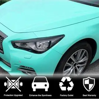 Pestañas para faros (para Q50 2014-2017, Carbono) foto 2