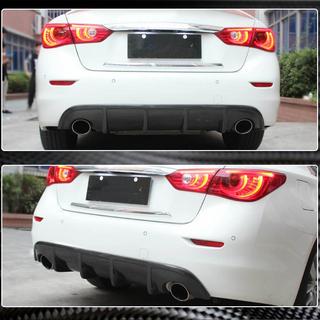 Difusor Trasero de Parachoques V1 para Q50 Base/Sport 2014-2017, Carbono Infiniti Q50/Q60 2013-2024 foto 3