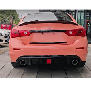 Difusor Trasero de Parachoques V2 para Q50 Base/Sport 2014-2017 Carbono Infiniti Q50/Q60 2013-2024 foto 2