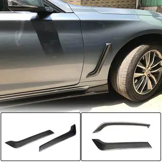 Cubiertas de aletas delanteras de carbono (para Q50 Base/Sport 2014-2020) foto 1